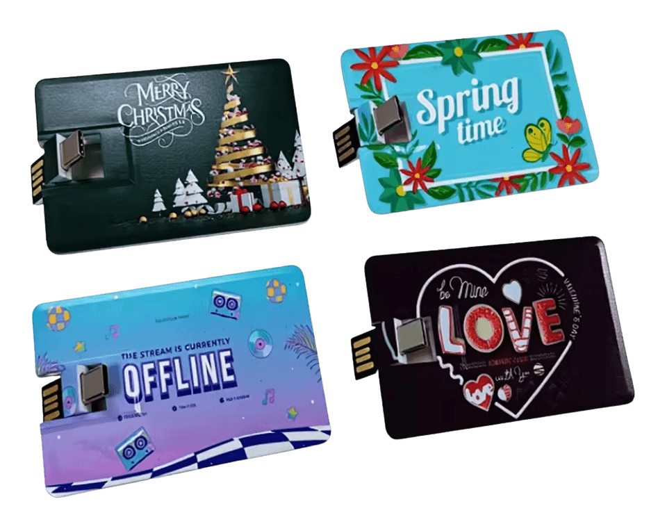 USB vizitka 2GB - 2 konektory